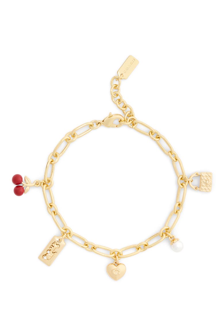 Cherry Mixed Charm Bracelet