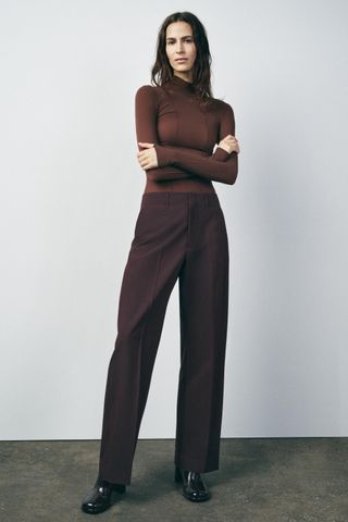 Zw Collection Straight Leg Pants