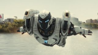 Riri Williams (Dominique Williams) flies on Ironheart