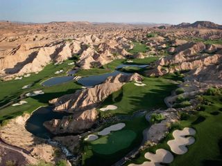 Wolf Creek in Las Vegas photographed from above