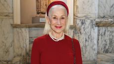 Dame Helen Mirren attends 'CARTIER' VIP Private View at The V&A on April 9, 2025 in London