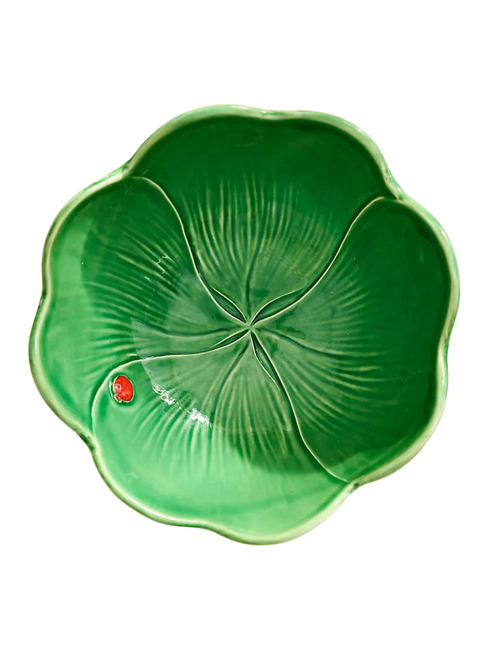 Shamrock Stoneware Serving Bowl