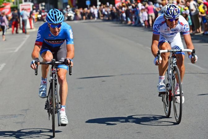 Stage 15 of the 2012 Tour de France came down to a two-man duel between Christian Vande Velde and Pierrick Fedrigo, with the Frenchman coming out on top for the win.