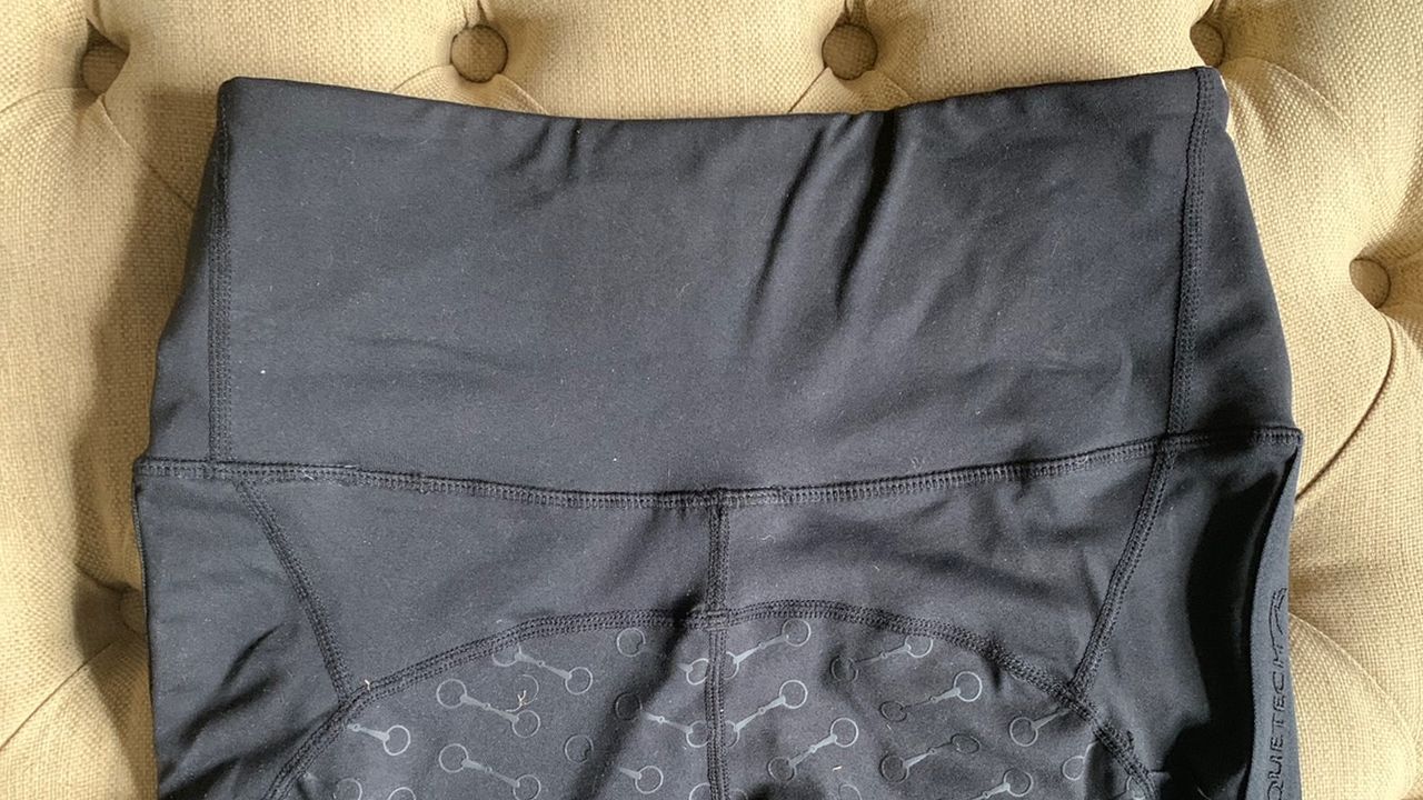 Equetech Signature Luxe Riding Tights from rear
