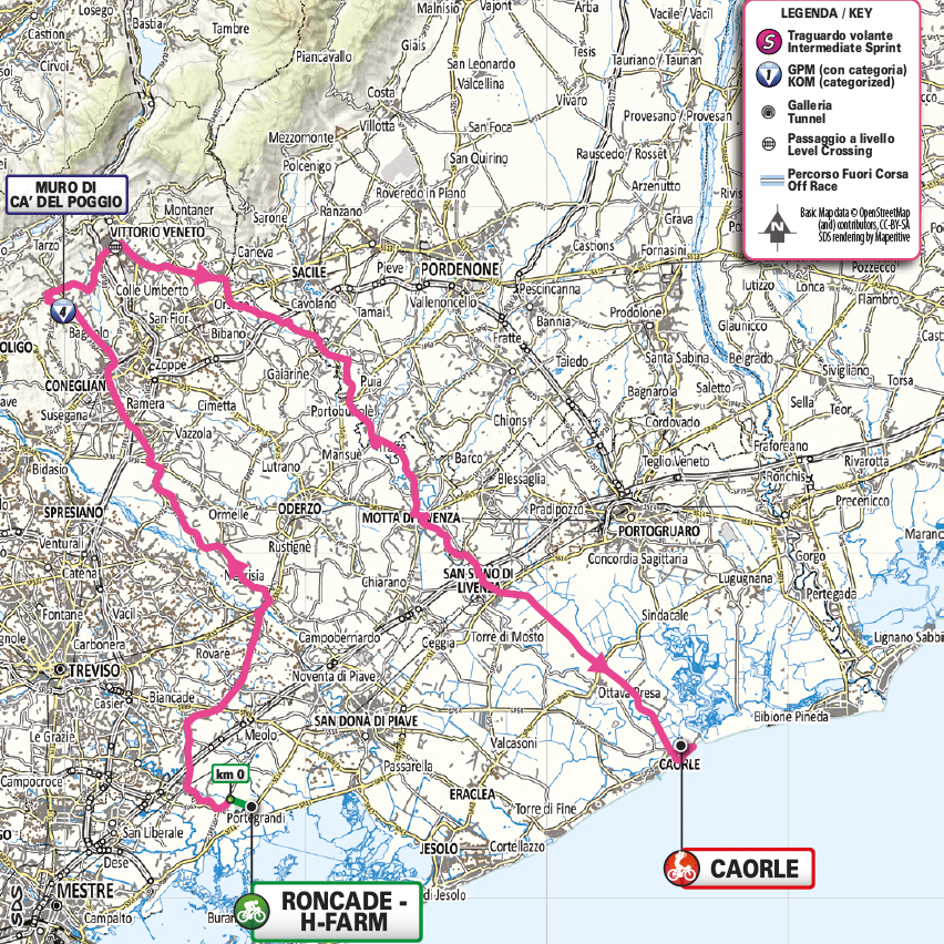 2026 Giro d'Italia Women route information