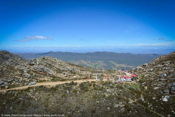 The summit of the Swartberg Pass provided a dramatic finale to Stage 2