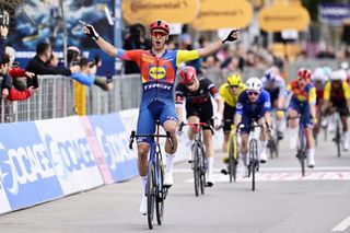 Jonathan Milan wins stage two of Tirreno-Adriatico 2025