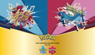 Pokemon Sword Shield Shiny Zacian Zamazenta