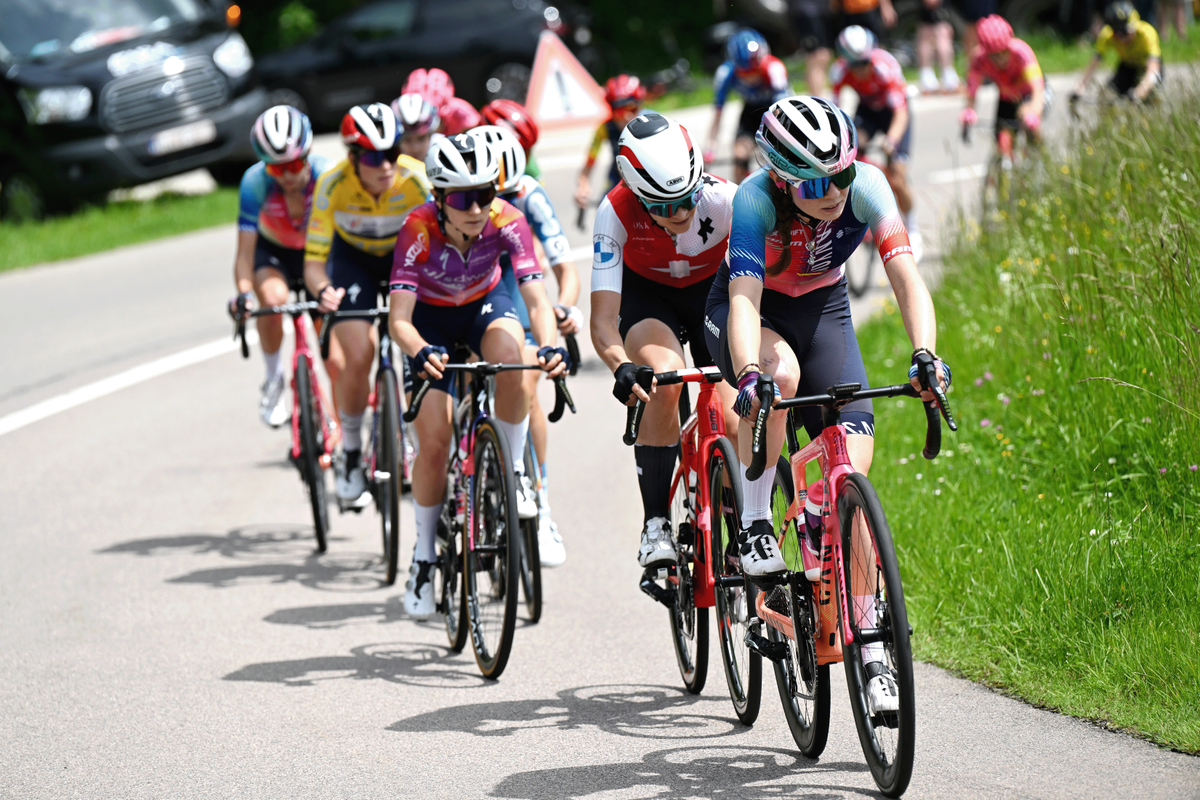 The breakaway on stage 4 of the Tour de Suisse Women