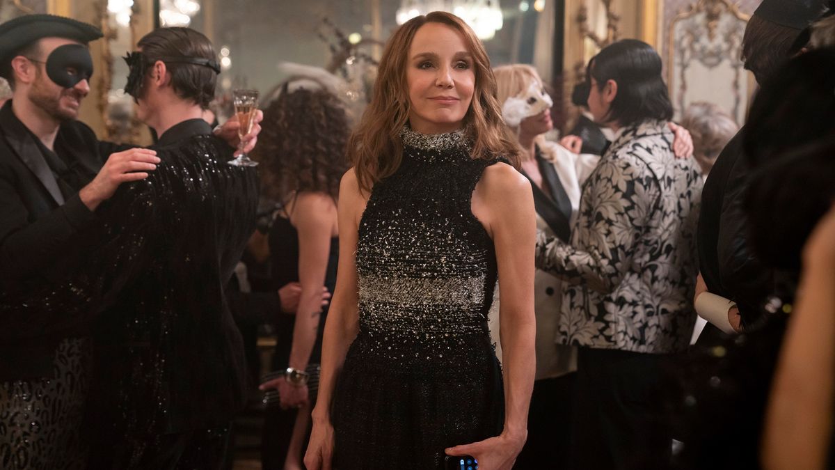 Philippine Leroy-Beaulieu as Sylvie Grateau in episode 403 of Emily in Paris