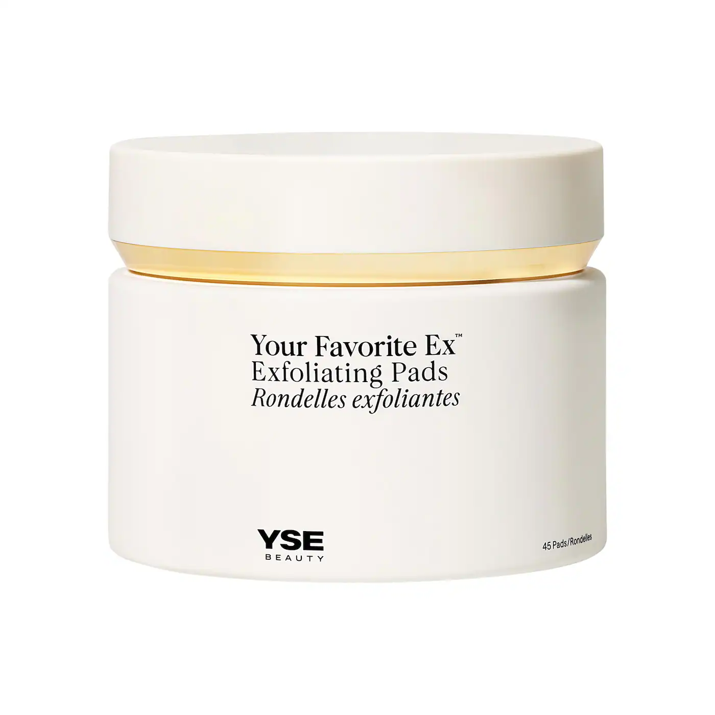 YISE Beauty white skincare bottle with black writing