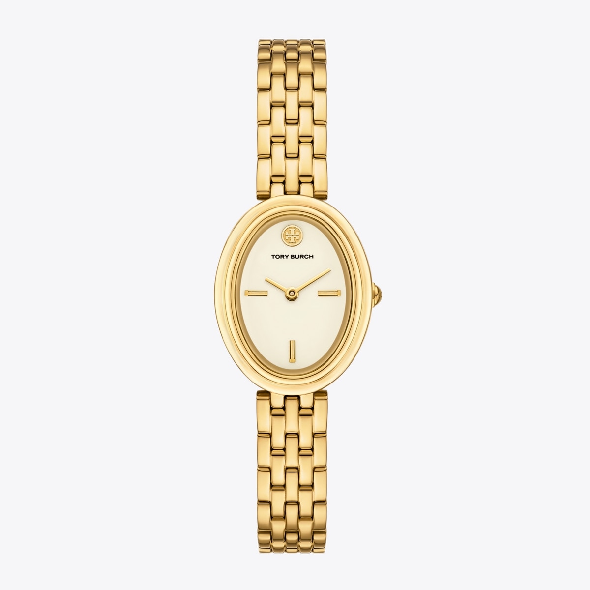 Oval Watch in Yellow, Size Os