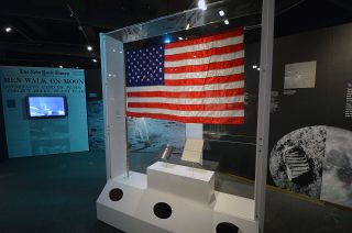 The United States flag assembly planted by Apollo 11 astronauts Neil Armstrong and Buzz Aldrin on the moon in July 1969 was devised by Pittsburgh-native Jack Kinzler. A prototype and plans for the flag pole are on display as part of the "Destination Moon" exhibit at the Senator John Heinz History Center.