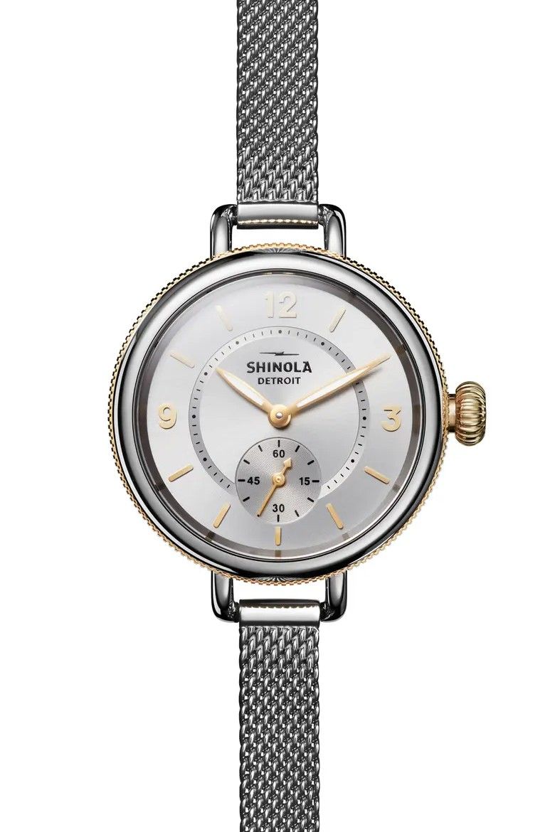 Best Watches for Women | Shinola Birdy Mesh Bracelet Watch