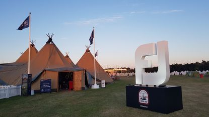 The clubhouse at The Open Camping Village, St Andrews