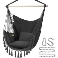 Hammock Chair with Tassel Trim