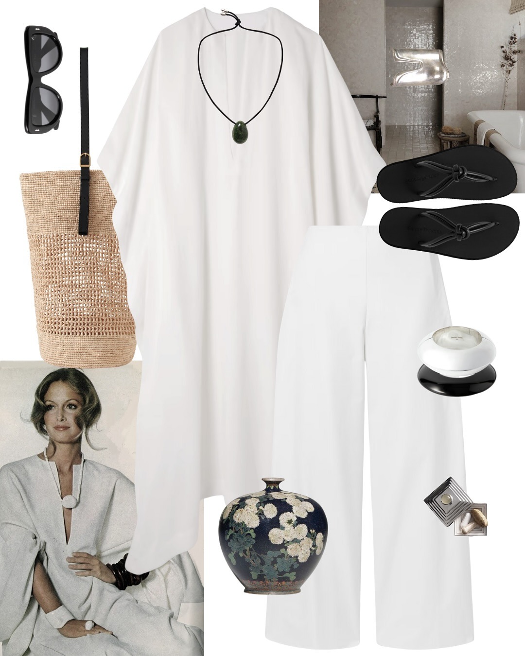 Outfit collage.