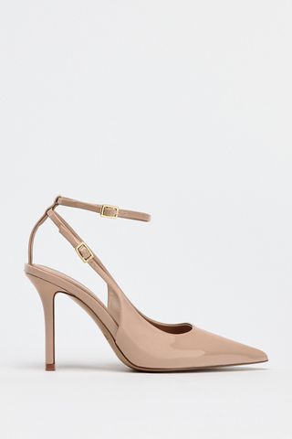 ZARA Patent Slingback Heels