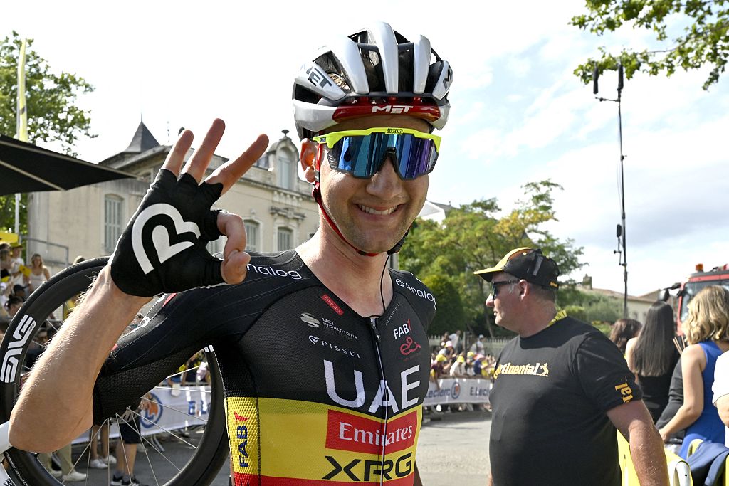 Tim Wellens joined the elite club of riders who have won stages in all three Grand Tours after securing a 40km solo victory on stage 15 at the Tour de France.