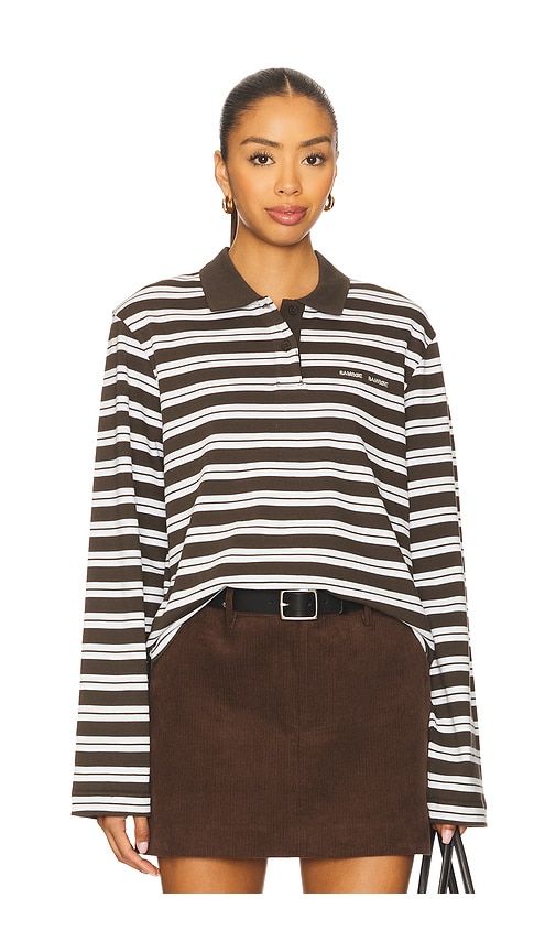 Sadover Longsleeve Polo Top