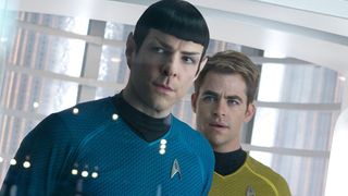 In Defense of the J.J. Abrams Star Trek Movies: image shows kirk and spock