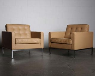 leather armchairs from 1stDibs