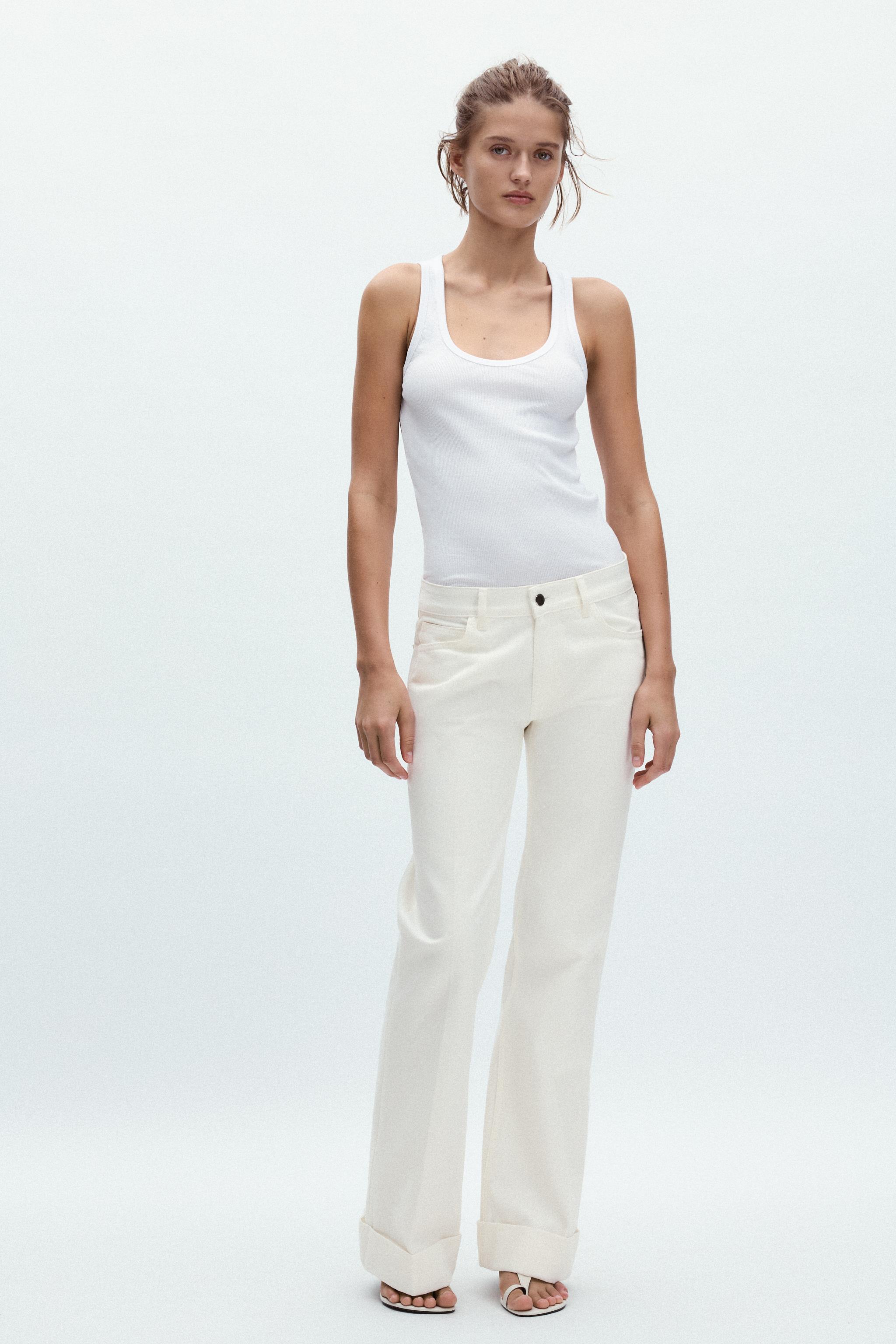 Ribbed Cotton Tank Top