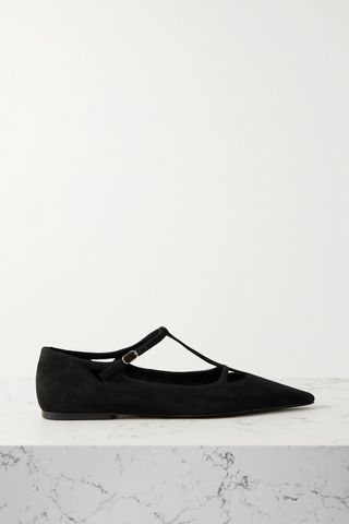 Cyd Suede Point-Toe Flats