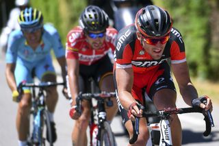 Greg Van Avermaet, Thomas de Gendt and Andriy Grivko in the escape during stage five of the 2016 Tour de France