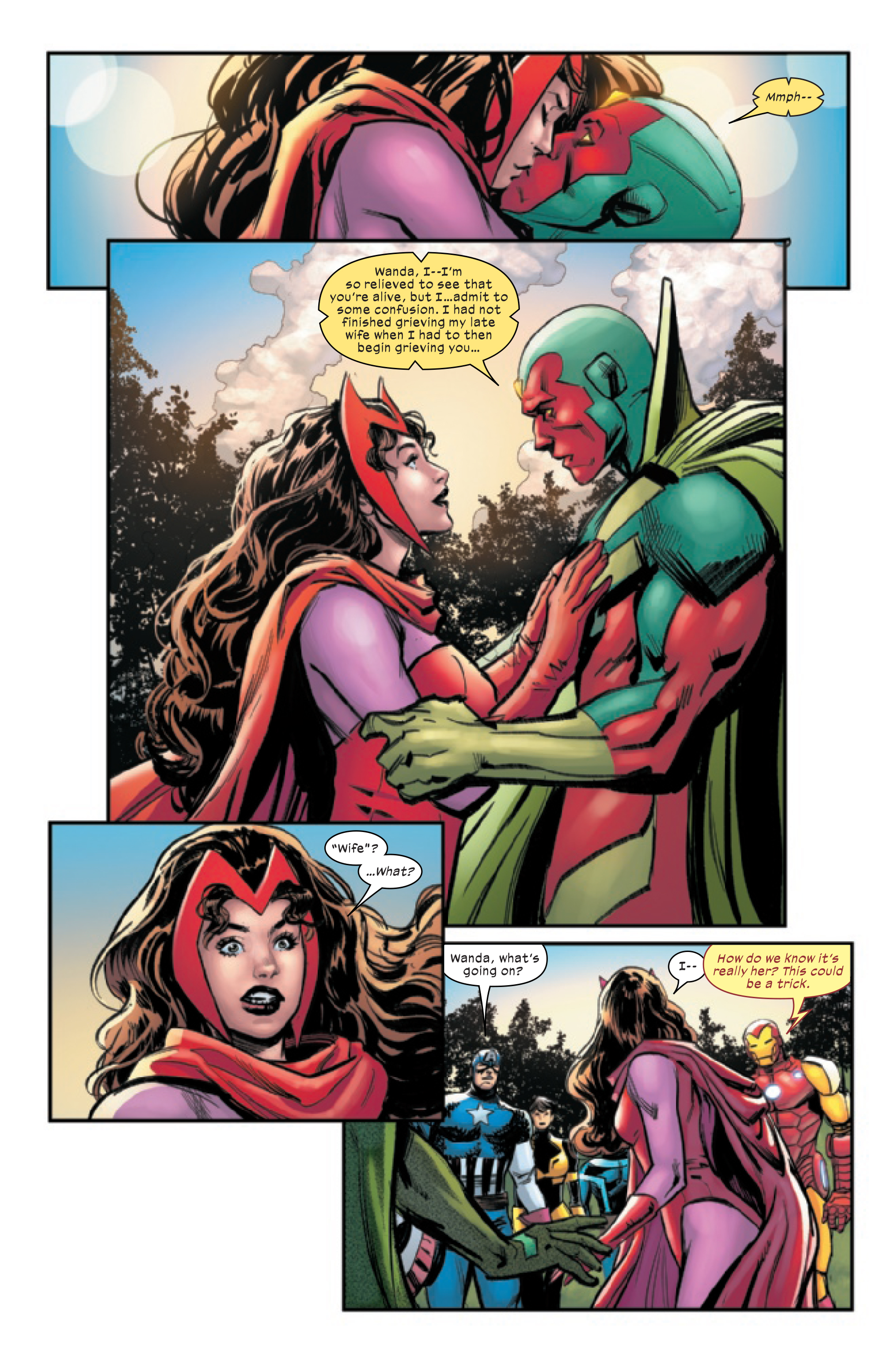 The classic Scarlet Witch is back in X-Men Trial of Magneto #3