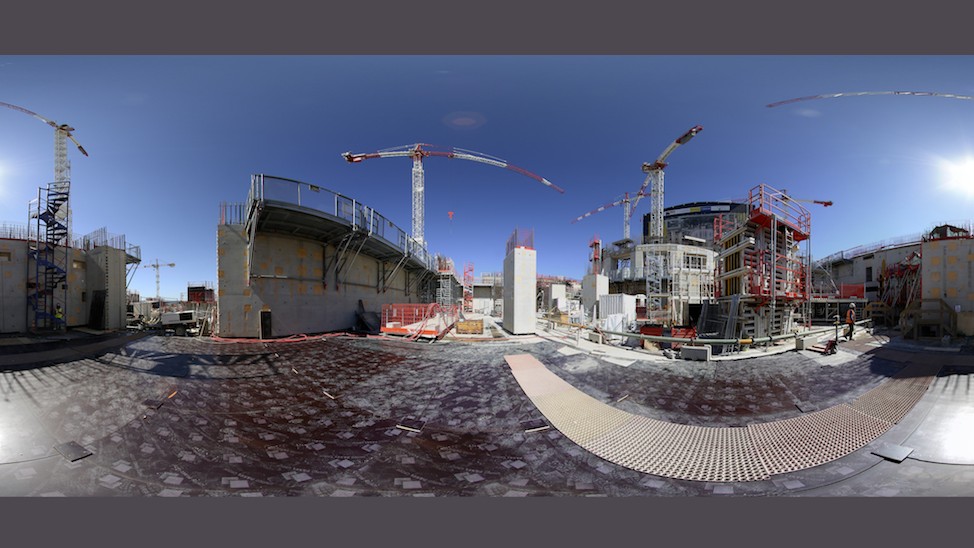 ITER complex halfway complete