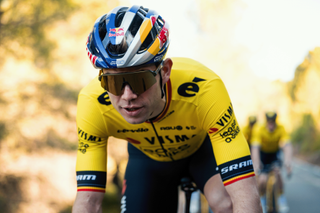 Wout van Aert in the 2024 Visma-Lease a Bike kit