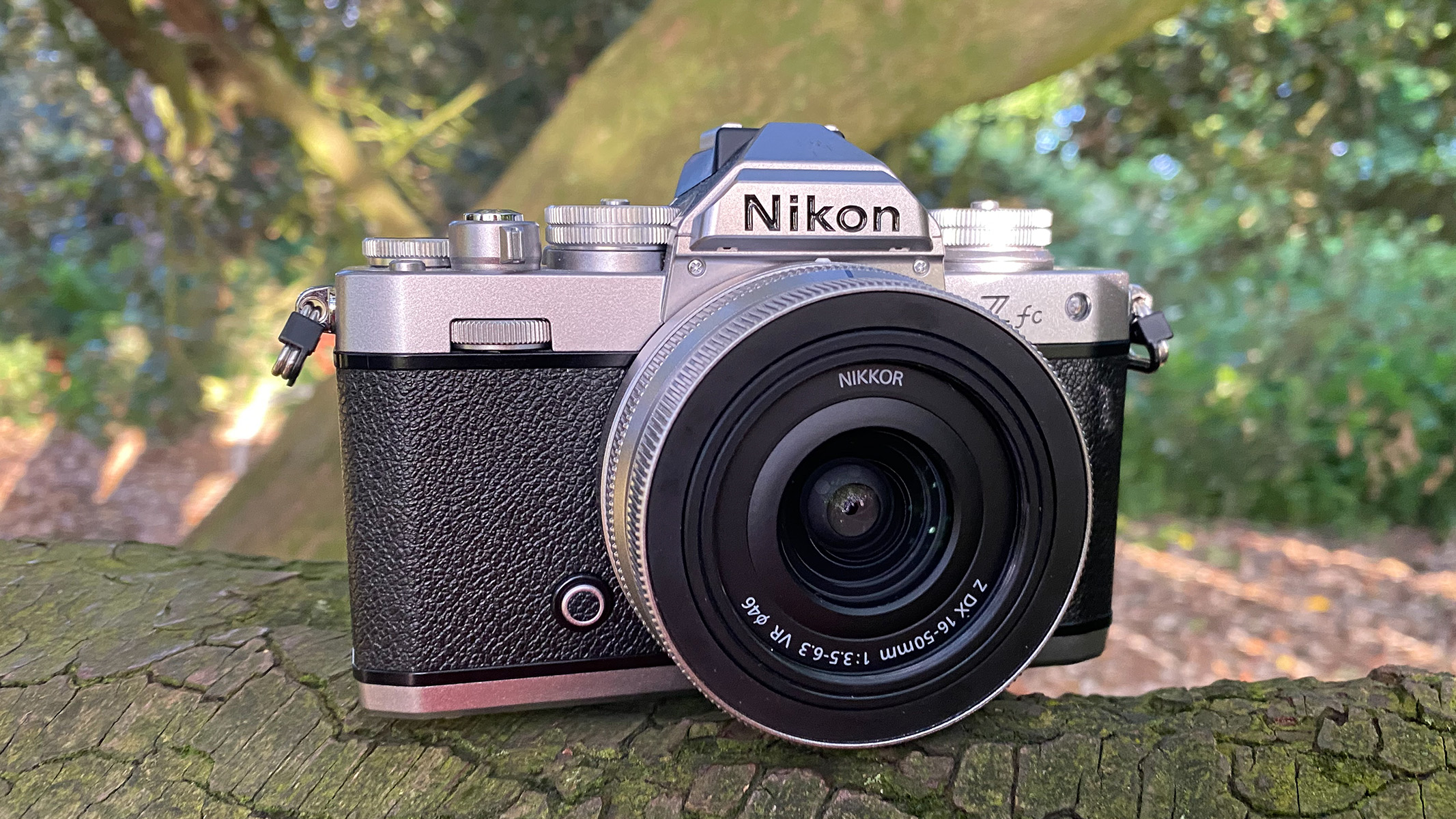 A front on view of the Nikon Z fc