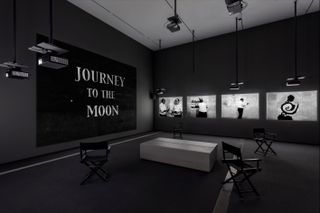 Frieze los angeles 2023 William Kentridge: ‘In Praise of Shadows’ exhibition at The Broad, Los Angeles, November 12, 2022–April 9,2023. Artwork: Journey to the Moon, 2003