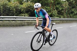 Miguel Angel López in his new Medellín-EPM kit for 2023