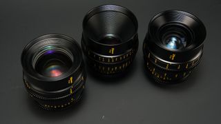 Mitakon 20mm, 35mm, 50mm T1.0 cine lenses