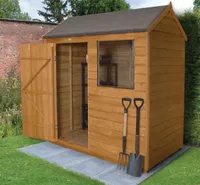 Best sheds: Forest Garden 6 x 4 ft Reverse Apex Overlap Dip Treated Shed