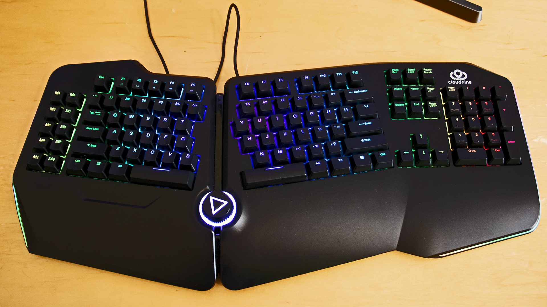 Best Ergonomic Gaming Keyboard: Cloud Nine C989 ErgoFS