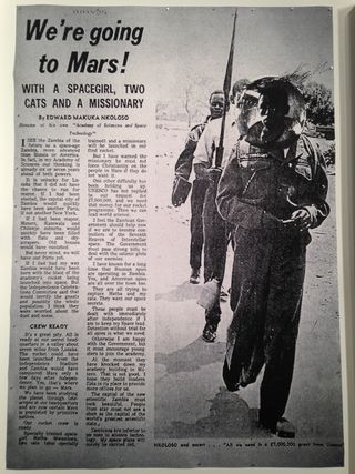 'The Afronauts' Newspaper Article