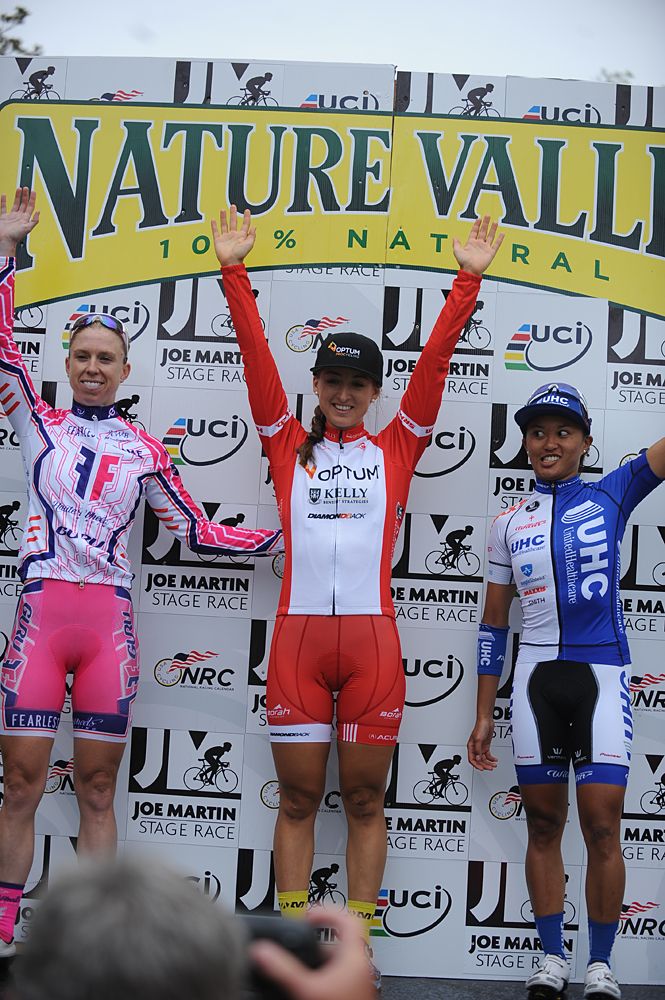 Canadian road champion Leah Kirchmann (Optum) wins stage 2