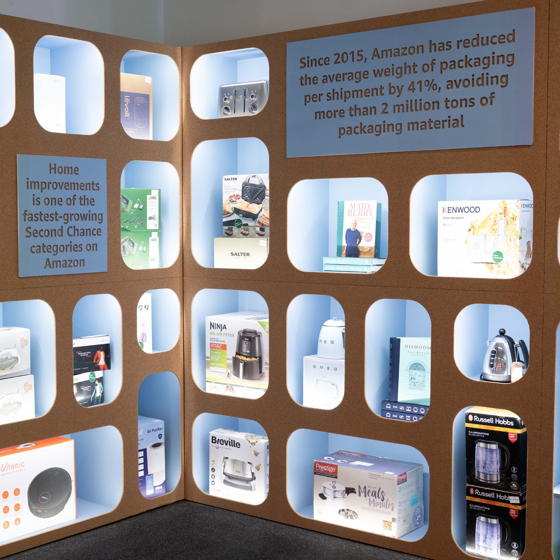 Amazon Second Chance Store pop-up in London