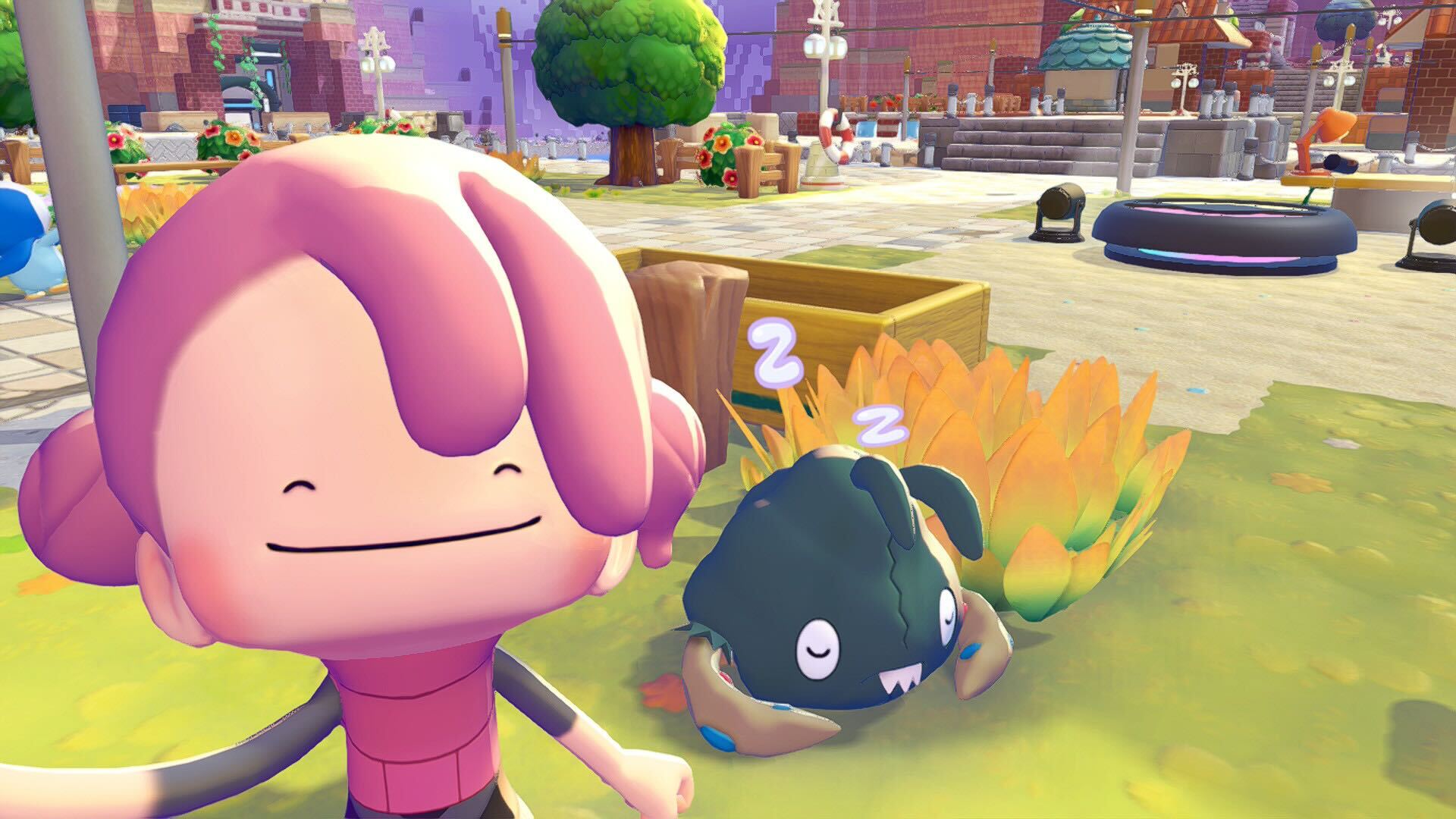 Ditto and Trubbish in Pokemon Pokopia