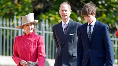 Duchess Sophie's bold pink coat 