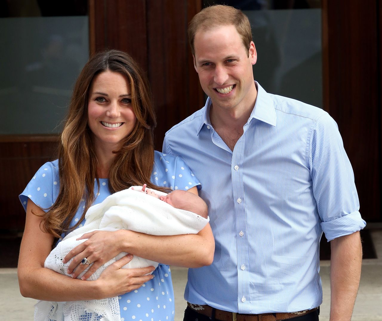 Prince George when he was born