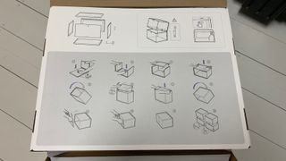 Printed instructions for assembling Nanoleaf x Fantaqi EXPO display cases