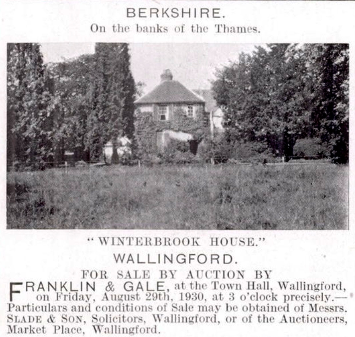 Agatha Christie's home in Country Life Archive in 1930