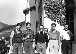 A 1949 gathering of Western European mathematicians