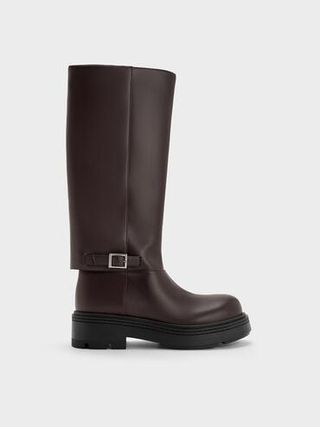 Davis Buckled Fold-Over Boots