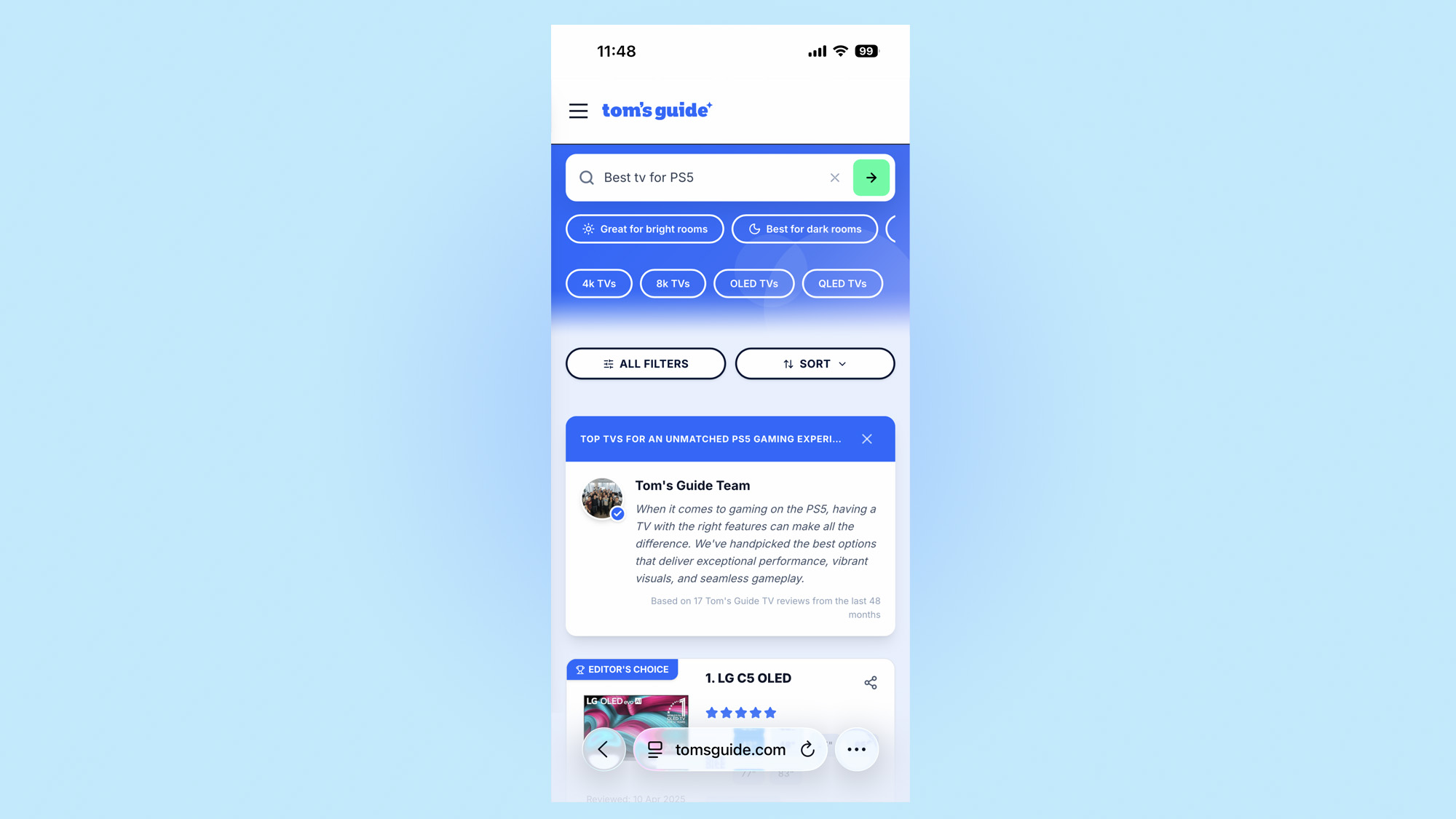 product finder search bar