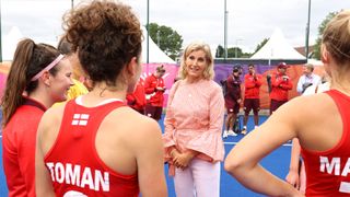 Sophie, Countess of Wessex, meets Team England